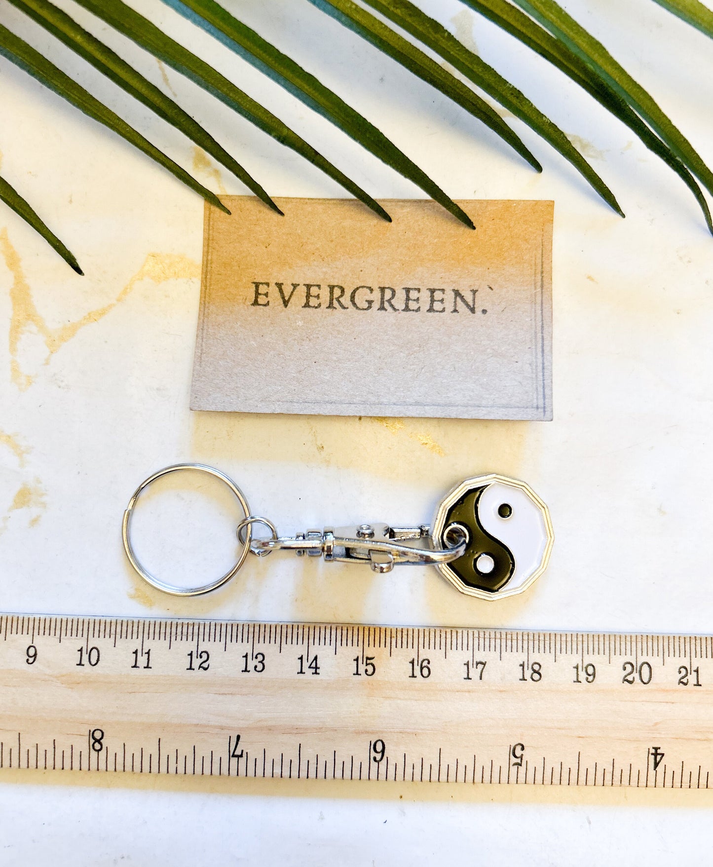 Yin Yang / Red Love Heart Trolley / Locker Token Keychain - Wide Variety Available!