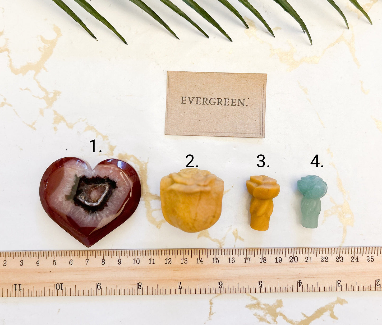 Crystal Hearts & Flowers Carvings - Wide Variety Available!