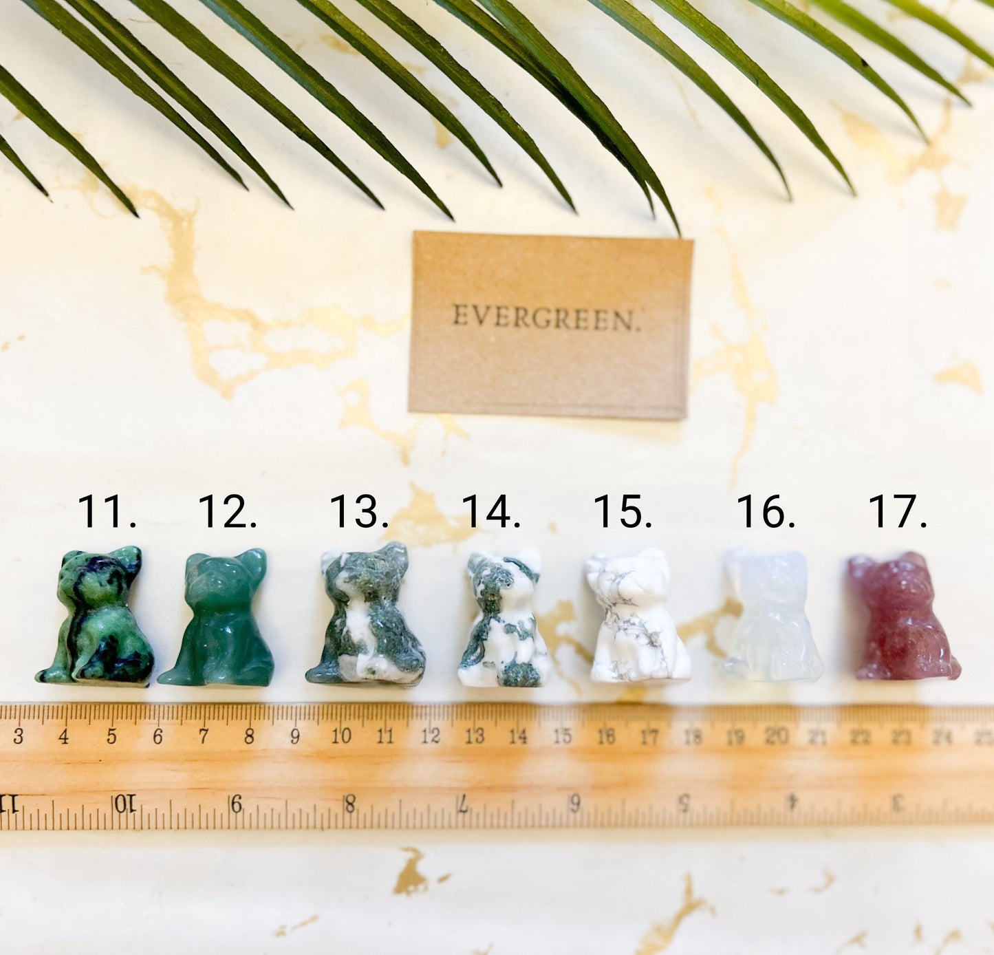 Crystal French Bulldog / Frenchie Dog / Puppy Carving - Wide Variety Available!