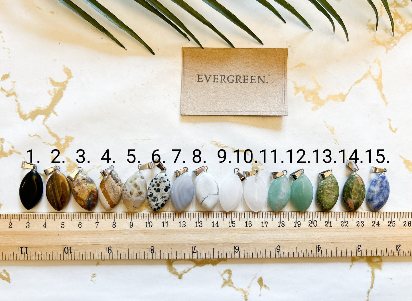 Oval / Horse Eye Crystal Pendants - Wide Variety Available!