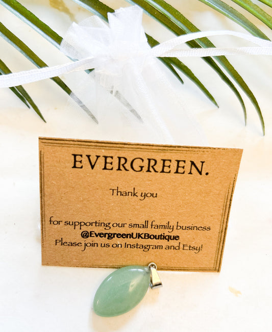 Oval / Horse Eye Crystal Pendants - Wide Variety Available!