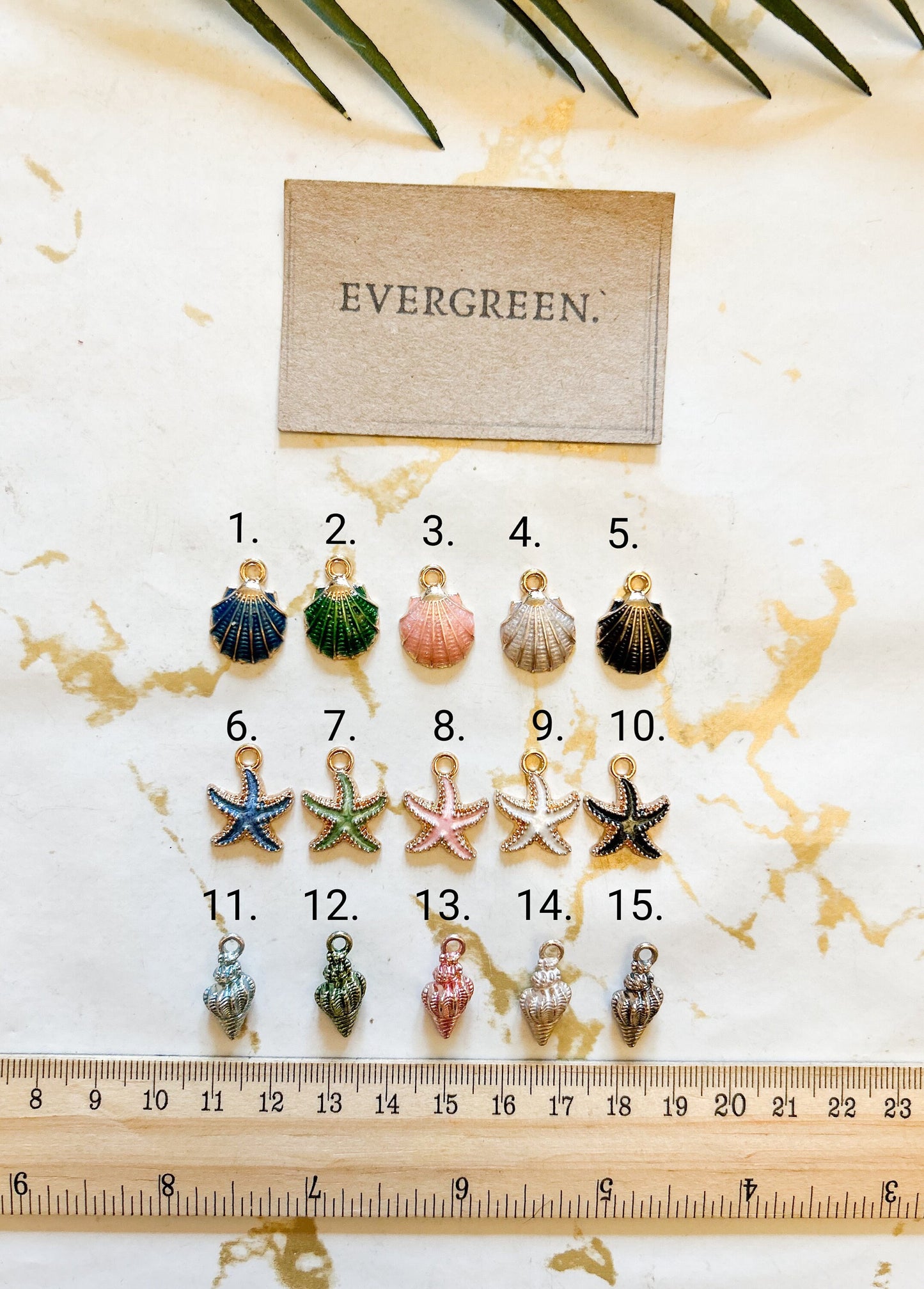 Ocean / Sea / Starfish / Seashell / Clam Pendants / Charms - Wide Variety Available!