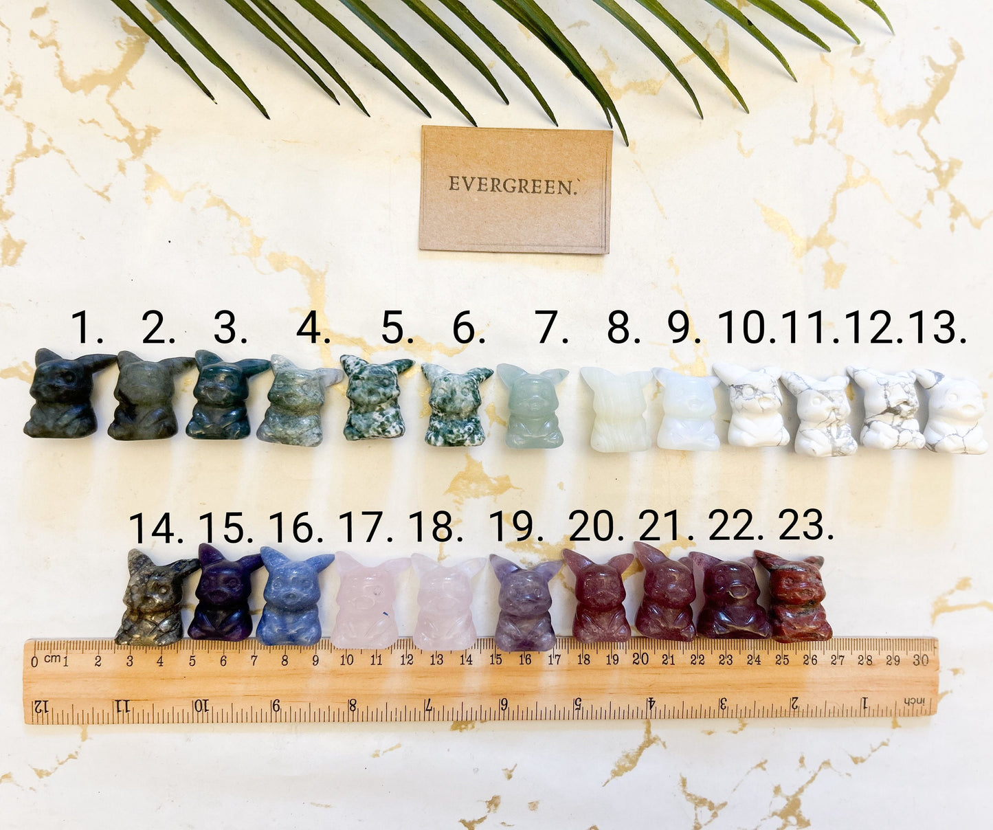 Crystal Pikachu / Pokemon Carving - Wide Variety Available!