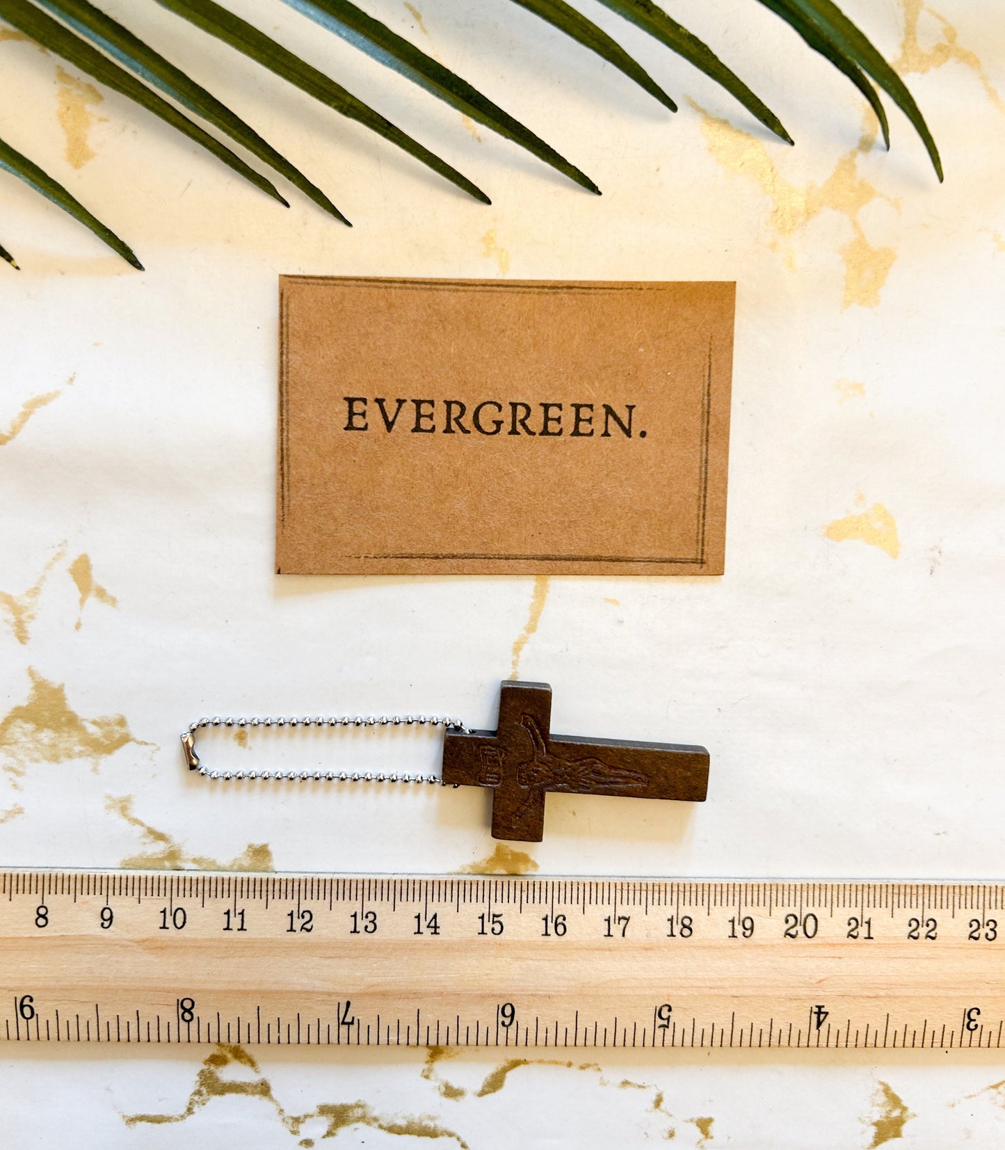 Wooden Cross Keychain / Keyring / Crucifix / Christianity / Christian / Jesus