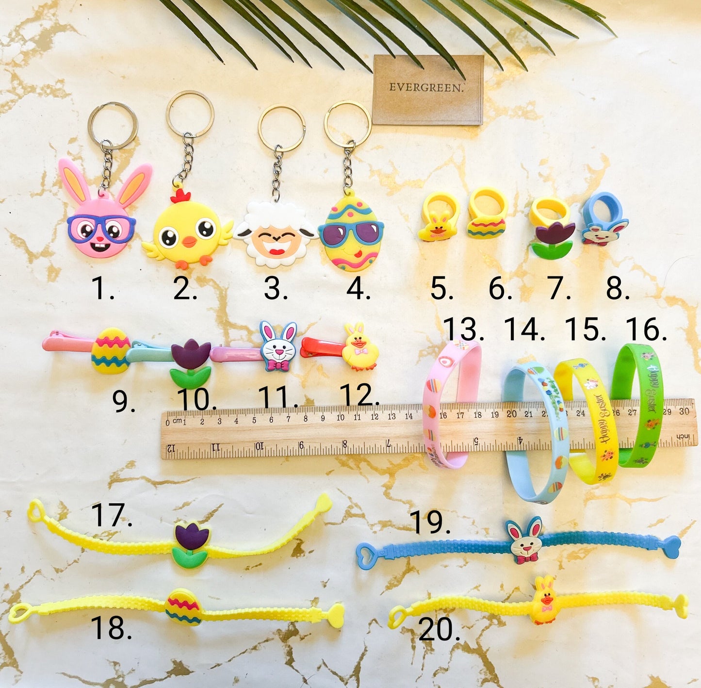 Children's Easter Toys - Keychain / Ring / Hair Clip / Bracelet / Wristband
