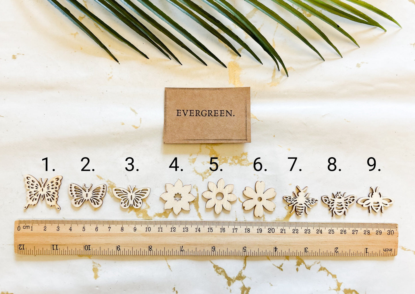 Wooden Bee / Flower / Butterfly - Wide Variety Available!