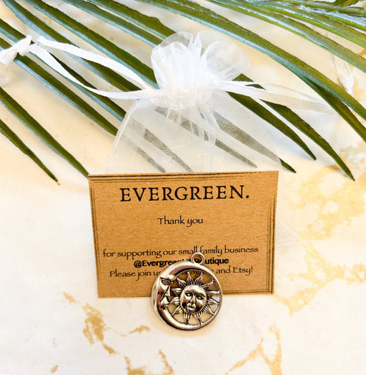 Sun & Moon Pendant / Charm - Wide Variety Available!