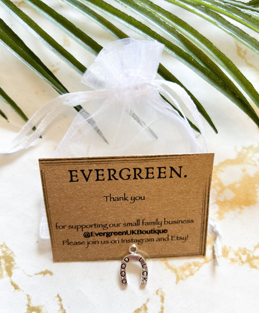 Good Luck Horseshoe Pendant / Charm - Wide Variety Of Chains Available!