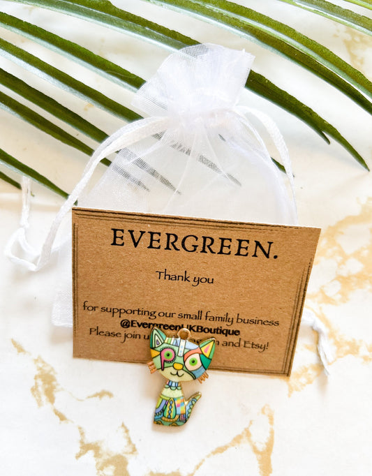 Cat / Kitten / Kitty / Pussycat Pendant / Charm - Variety Of Chains Available!