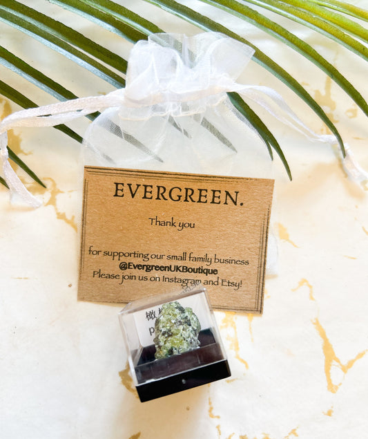 Crystal / Mineral / Gemstone Specimen In A Display Case - Wide Variety Available!