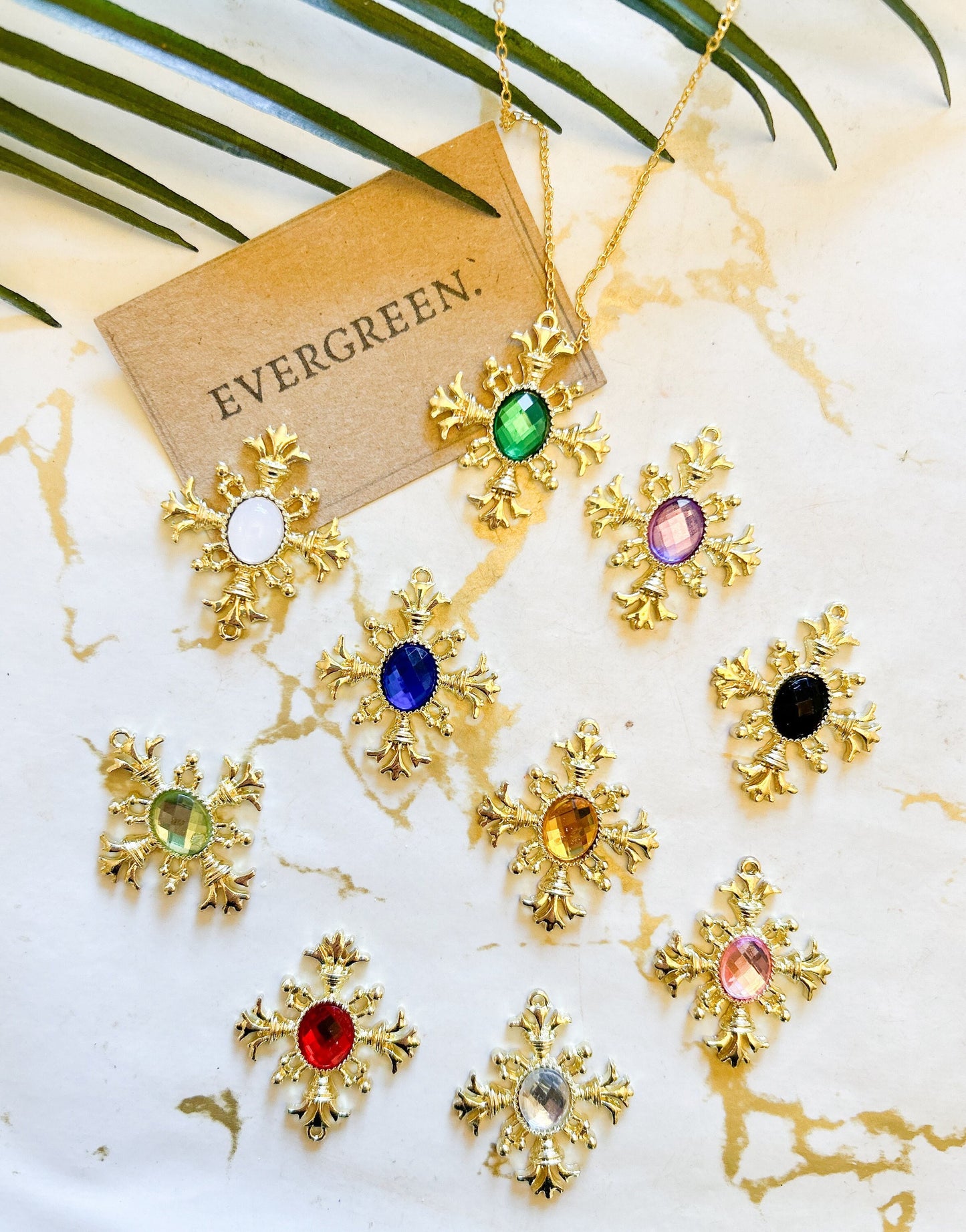 Baroque Cross / Sun Pendant / Charm - Wide Variety Available!