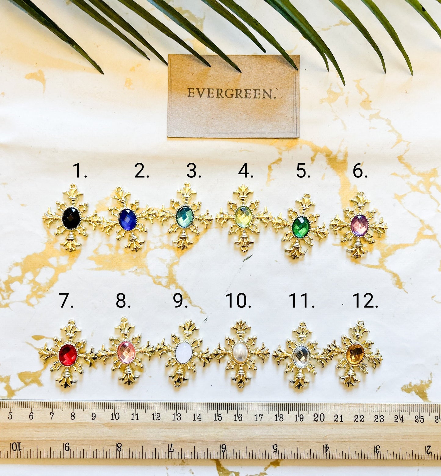 Baroque Cross / Sun Pendant / Charm - Wide Variety Available!