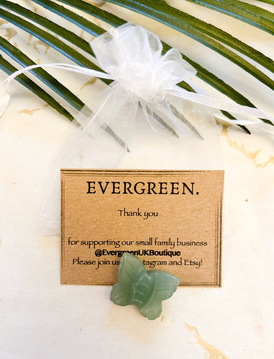 Crystal Butterfly / Dragonfly Carving - Wide Variety Available!