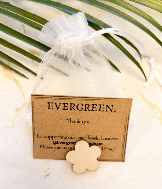 Wooden Unpainted Flower - Art / Craft / Painting / Children