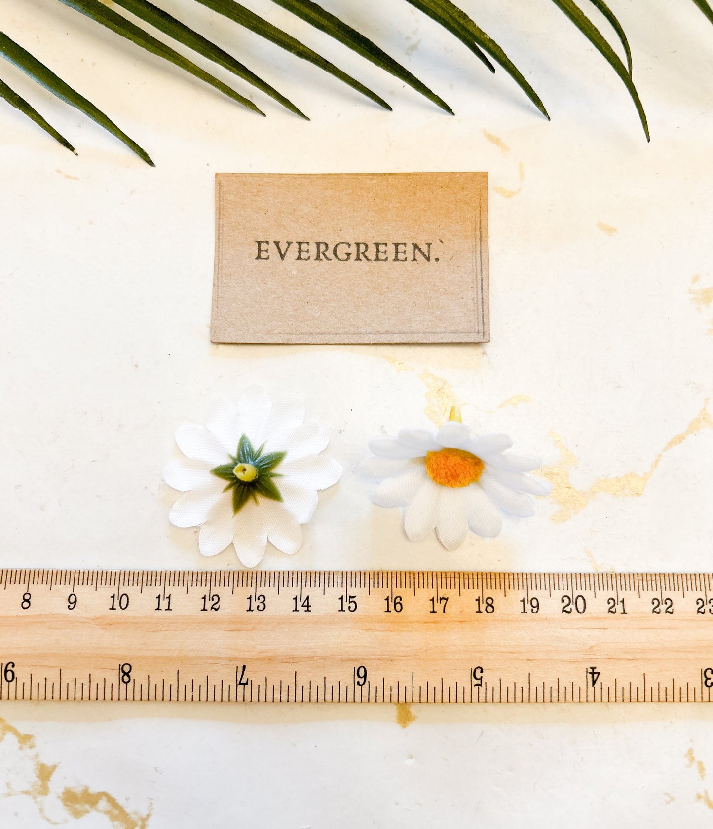 Artificial Daisy / Sunflower Head - Paper & Fabric