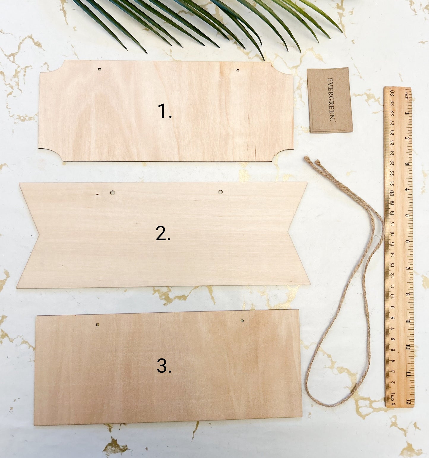 Hanging Unpainted Wooden Sign / Plaque - Paint Your Own!