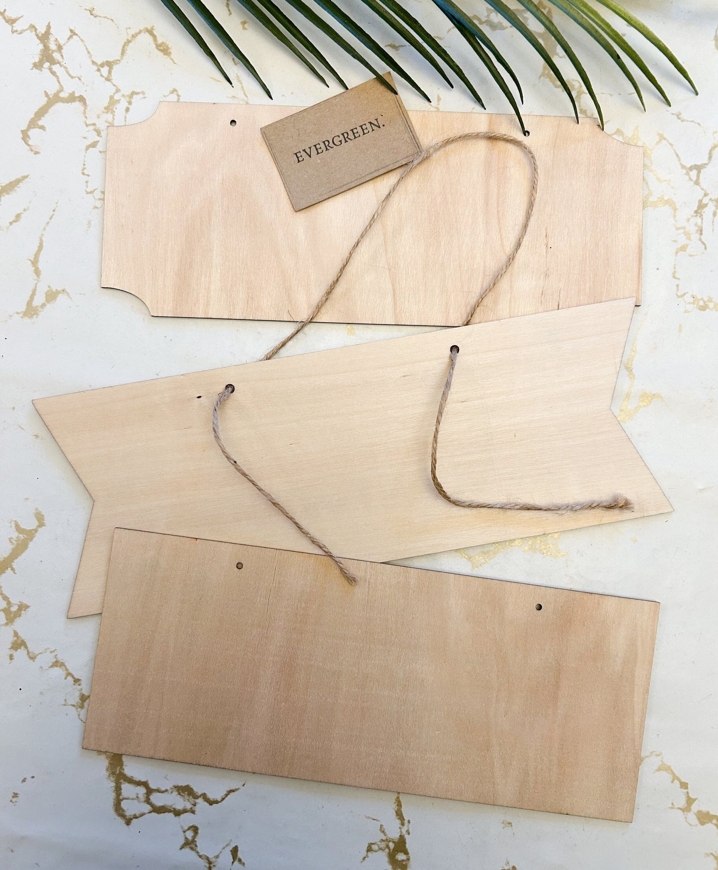 Hanging Unpainted Wooden Sign / Plaque - Paint Your Own!