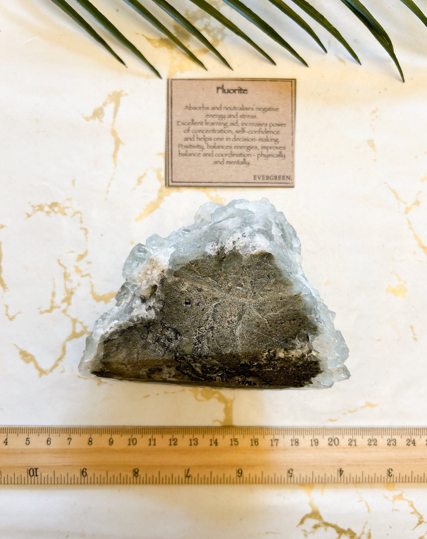 Raw / Rough Fluorite Crystal Cluster - Balance, Concentration & Positivity