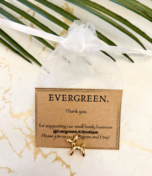 Balloon Dog Pendant - Variety Of Chains Available!