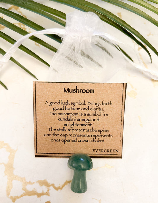 Crystal Mushroom Carving - Wide Variety Available!