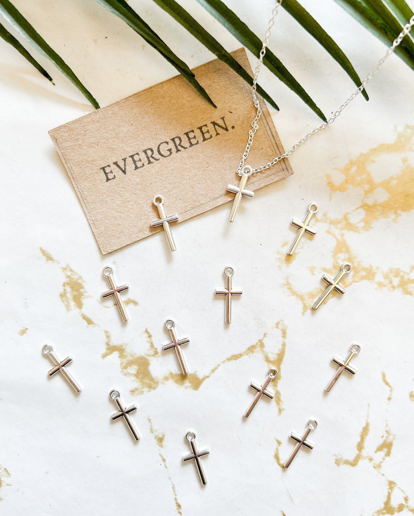 Silver Cross / Crucifix Pendant / Charm - Variety Of Chains Available!