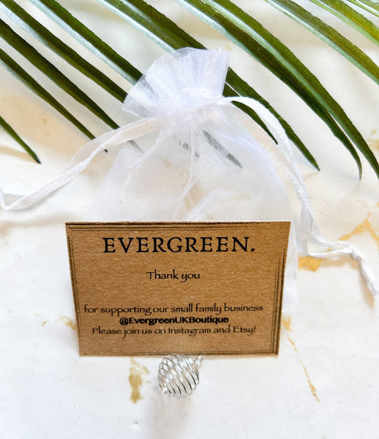 Silver Spiral Crystal Cage Pendant - Make Your Own Crystal Necklace!