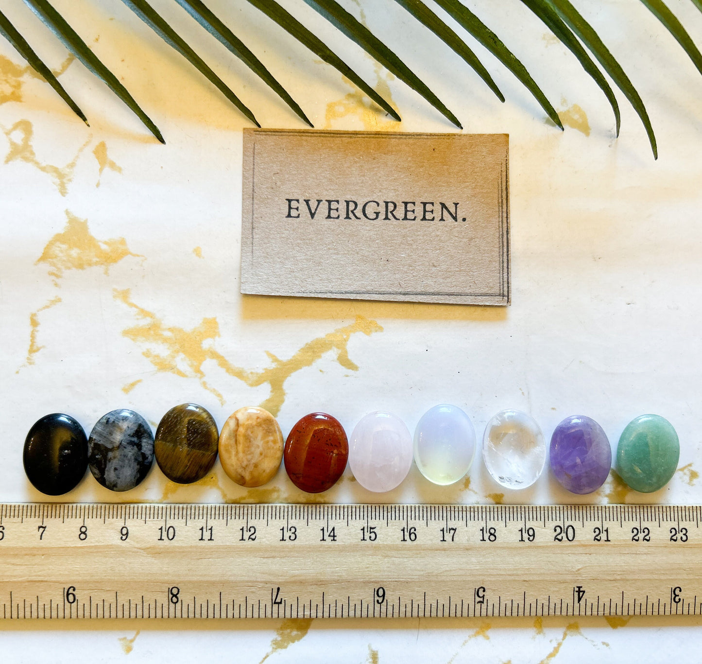 Crystal Worry Stone / Thumb Stone / Palm Stone - Stress & Anxiety Relief