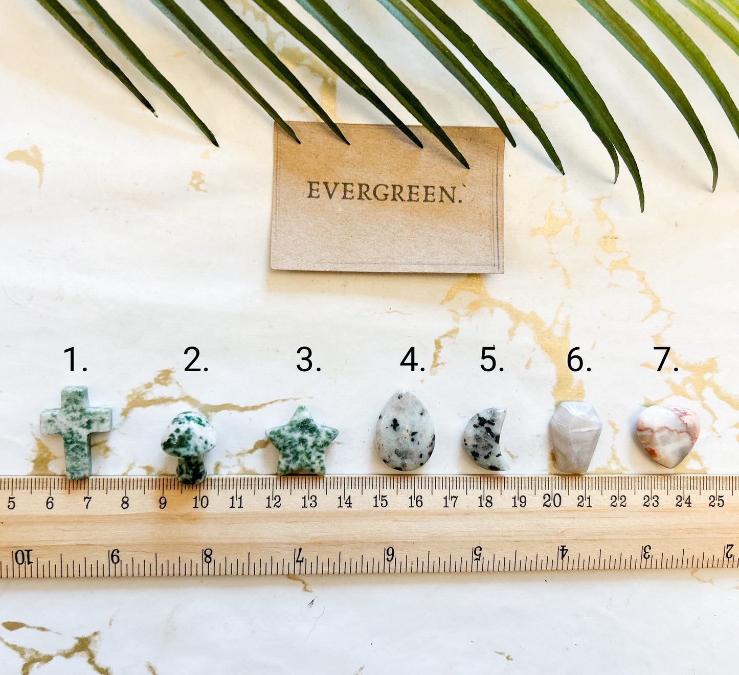 Crystal Carvings - Moon / Star / Sphere / Cross / Coffin / Mushroom / Teardrop / Heart