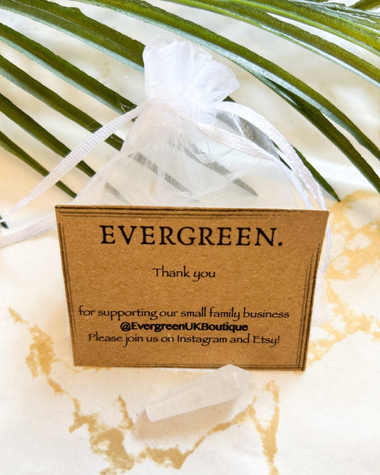 Quartz Crystal Point - Cleansing, Concentration & Balance