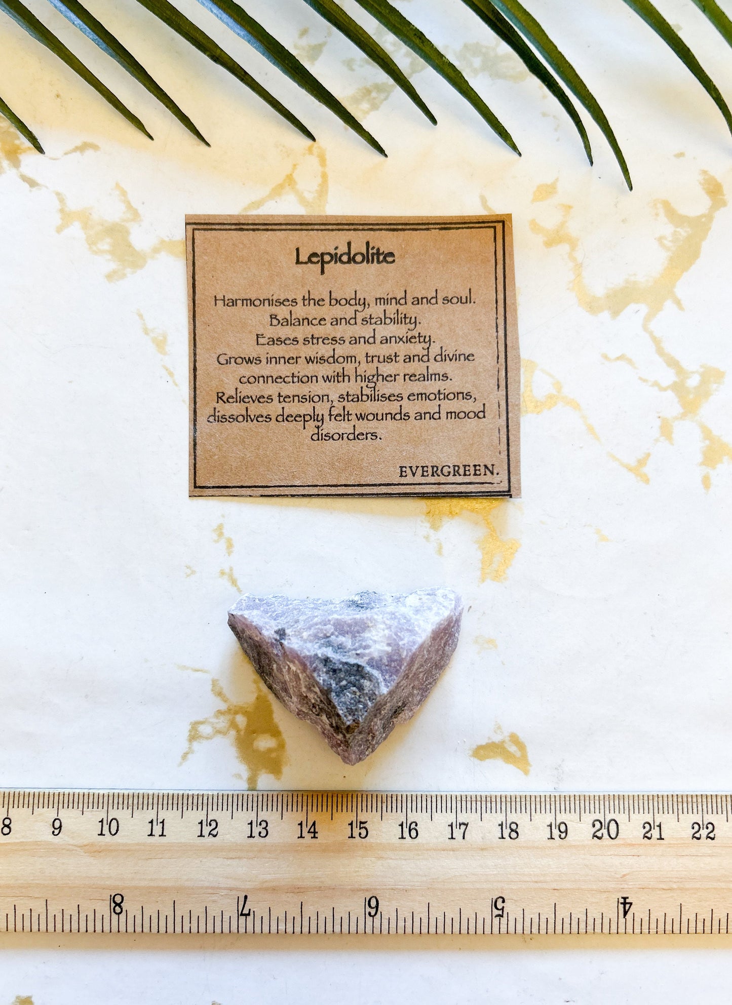 Raw / Rough Lepidolite Crystal - Harmony, Balance & Trust