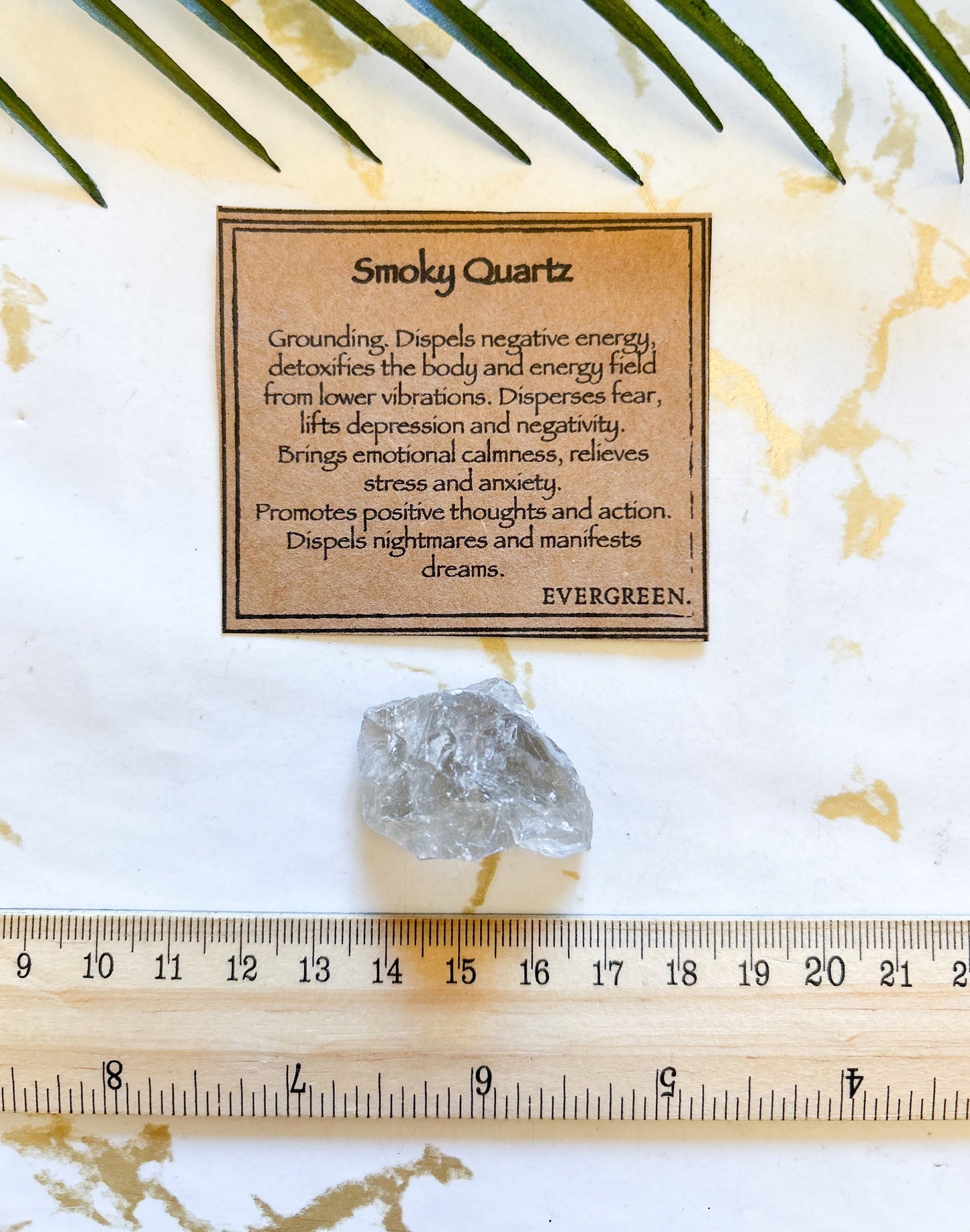 Raw / Rough Smoky Quartz Crystal - Grounding, Calmness & Manifestation