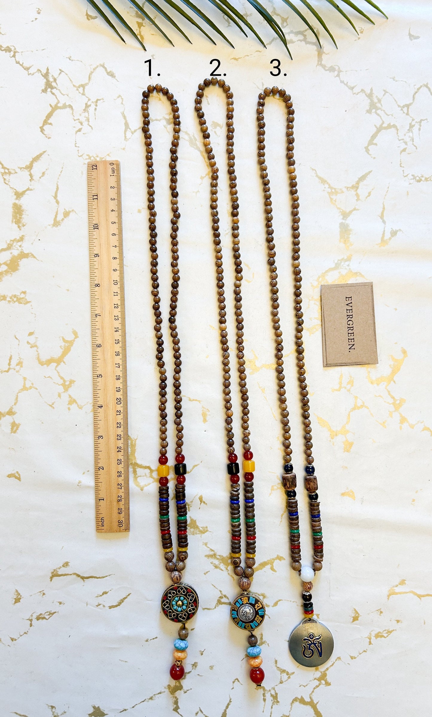 Vintage Nepal Wooden Mala Beads - Wide Variety Available!