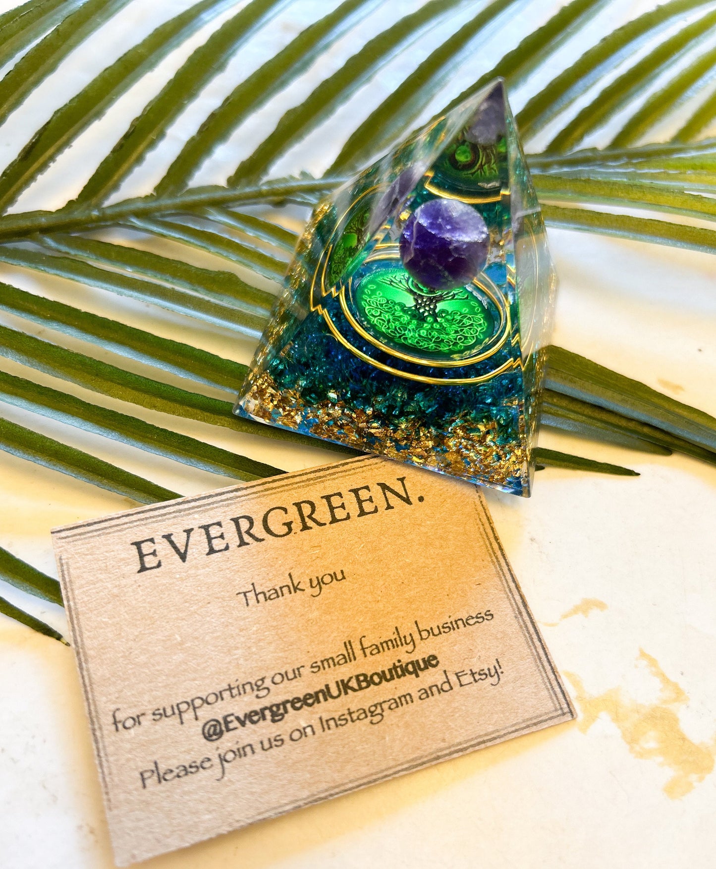 Orgone Crystal Healing Energy Pyramid - Wide Variety Available!