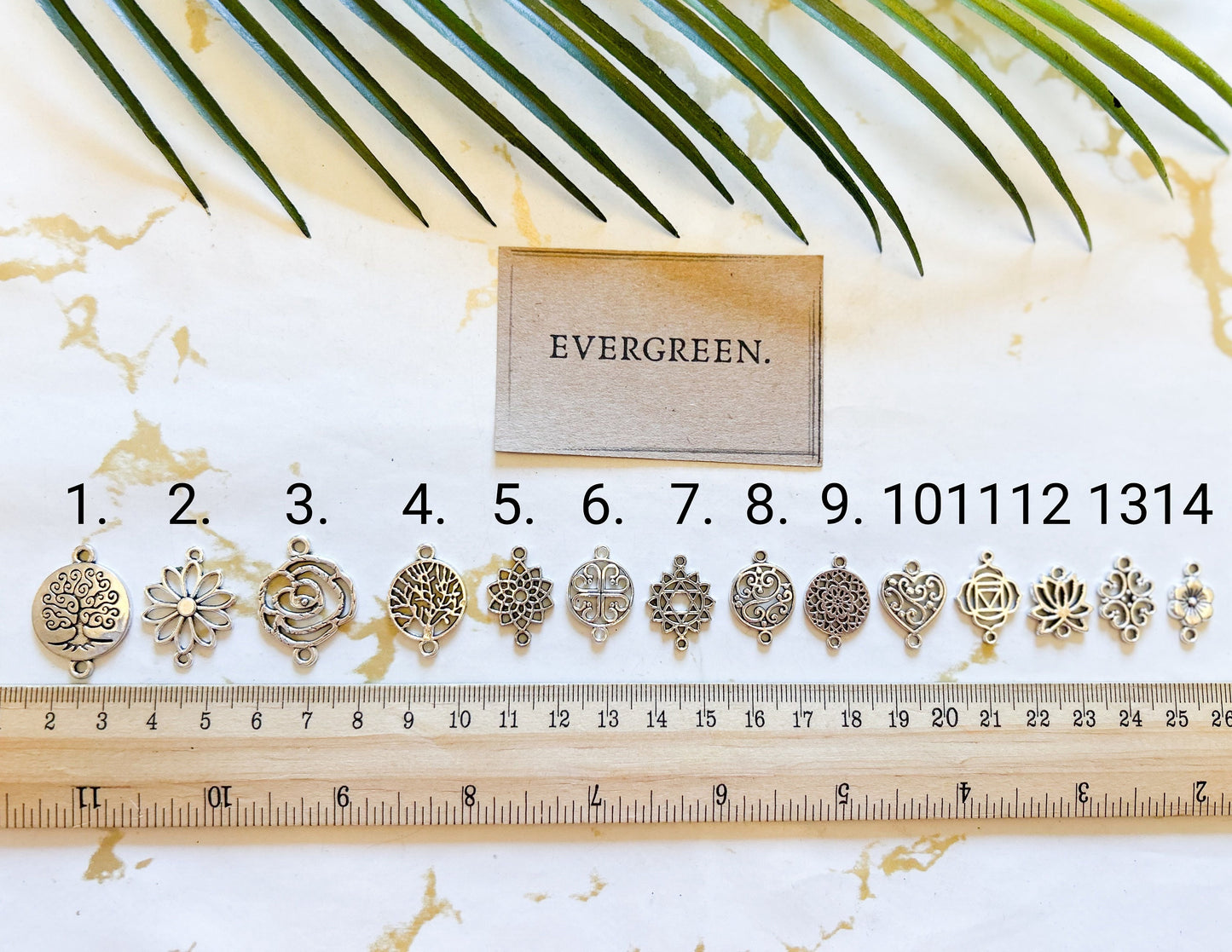 Yoga & Medication Pendants / Charms - Tree Of Life / Tree / Flower / Rose / Lotus / Chakra / Chakras / Mandala