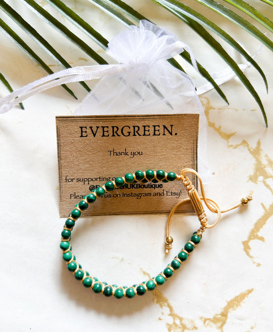 Crystal Beaded Double Layer Macrame Bracelet - Wide Variety Available!