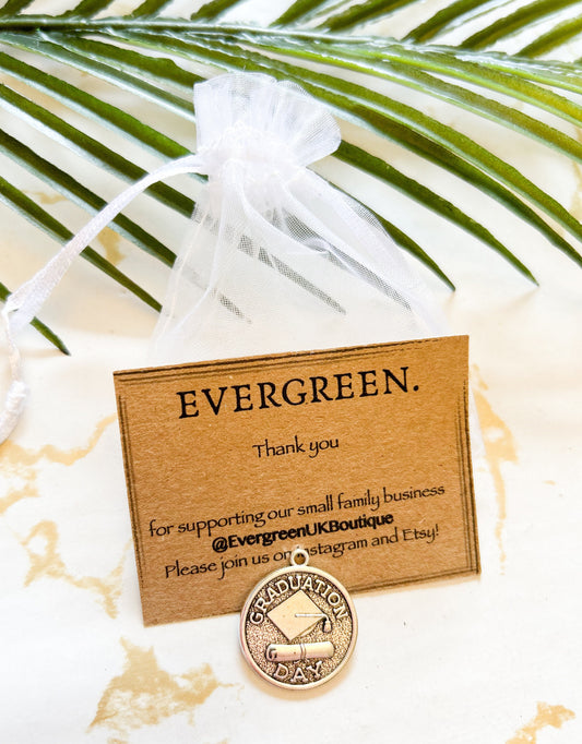 Graduation / Education Pendant / Charm - School, College, University, Leavers, Maths, Art, English, Teacher, Pupil, Student