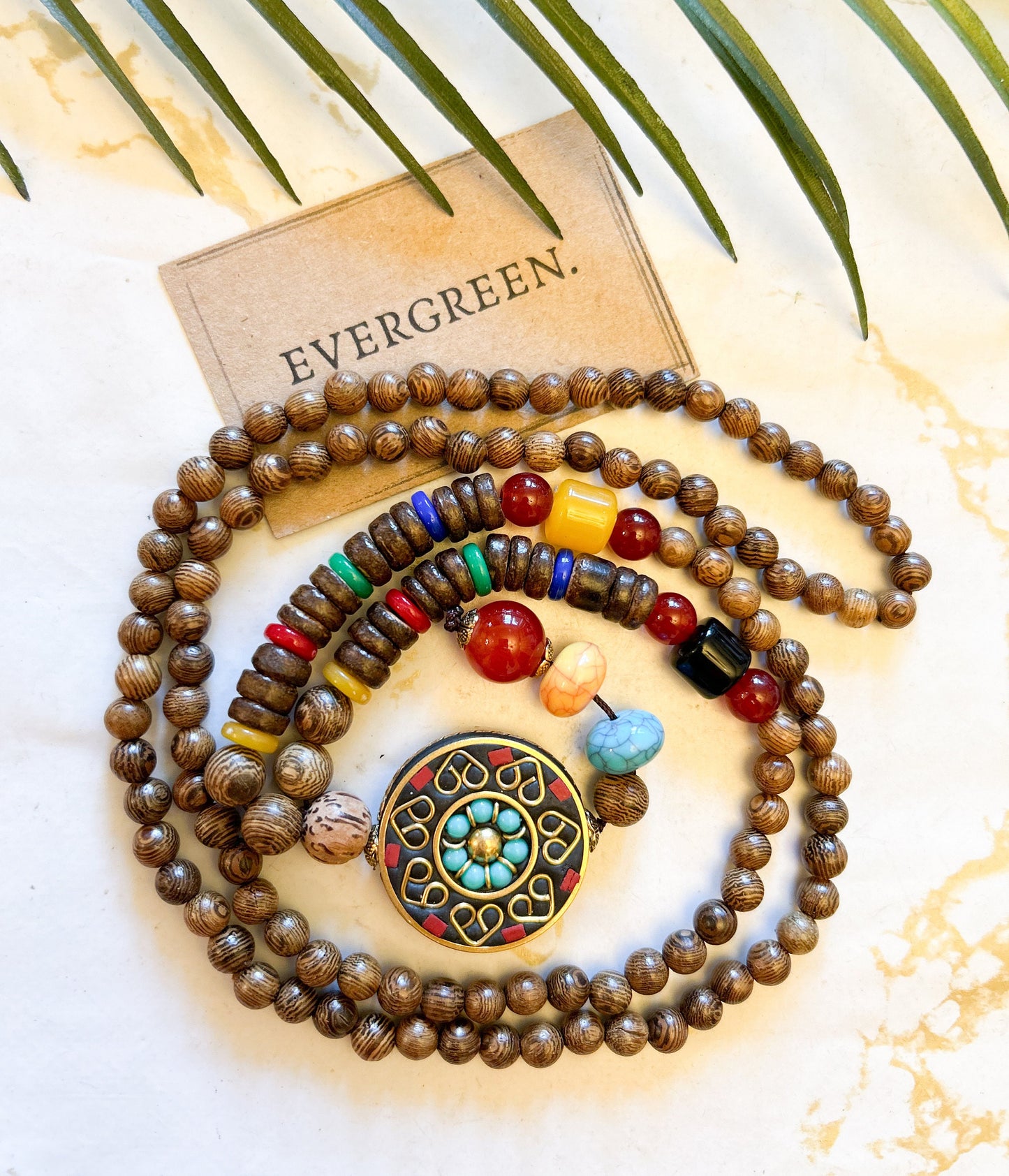 Vintage Nepal Wooden Mala Beads - Wide Variety Available!