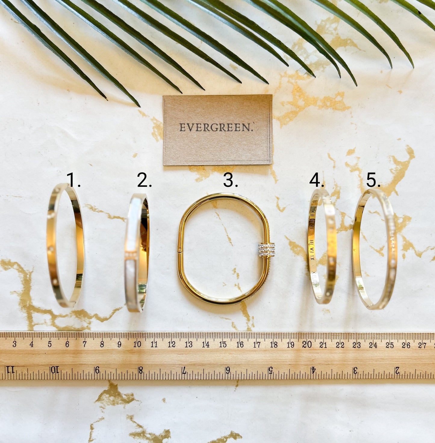 18K Gold Plated Non-Fade Bracelet - Wide Variety Available!