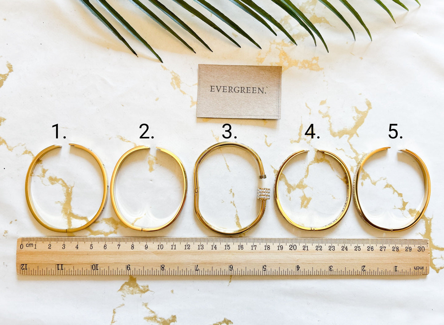 18K Gold Plated Non-Fade Bracelet - Wide Variety Available!