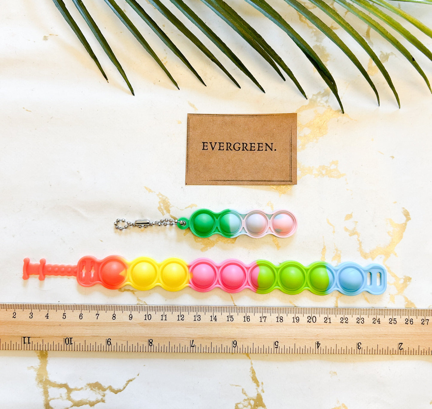 Fidget Popper Keychain / Bracelet - Stress & Anxiety Relief