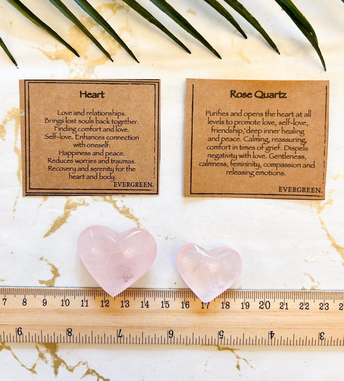 Rose Quartz Crystal Heart - Love, Healing, Friendship, Peace