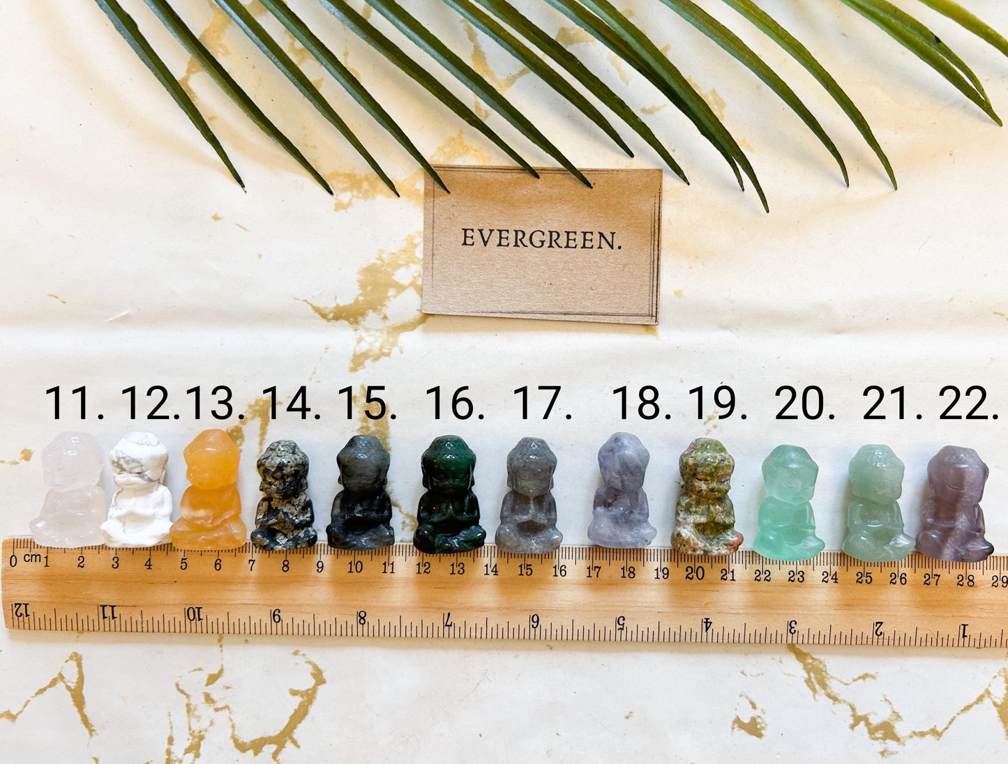 Buddha Crystal Carving 30mm - Wide Variety Available!