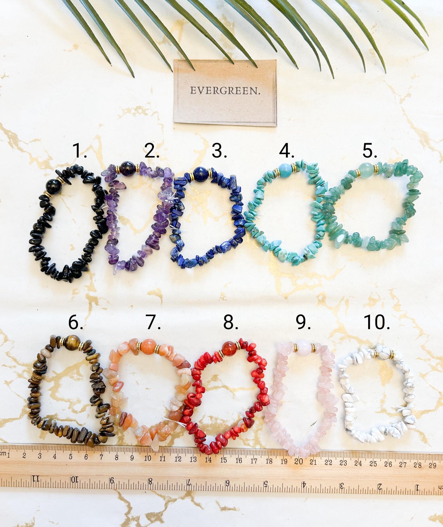 Crystal Chip Bracelet - Wide Variety Available!