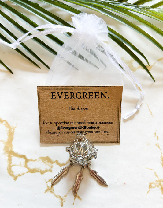 Silver Essential Oil / Crystal / Incense / Aromatherapy Pendant - Wide Variety Available!