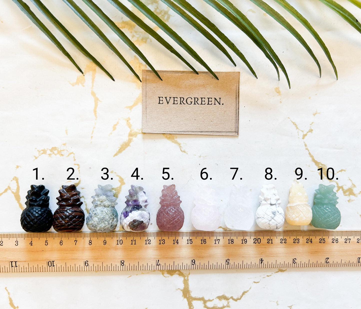 Crystal Pineapple Carving - Wide Variety Available!