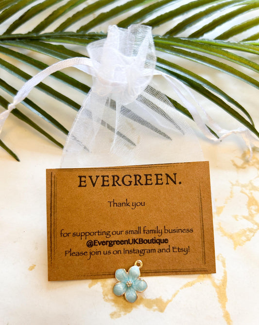 Enamel Flower Pendant / Charm - Variety Of Chains Available!