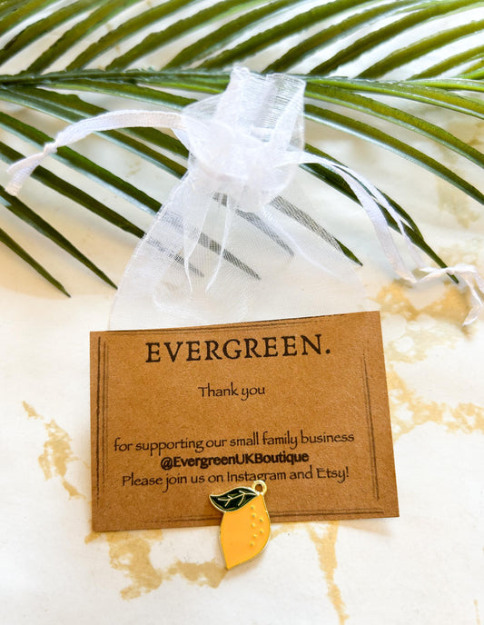 Fruit / Vegetable Enamel Charm / Pendant - Wide Variety Available!