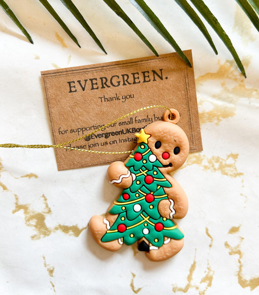 Gingerbread Man Christmas Tree Hanging Ornament / Bauble - Wide Variety Available!