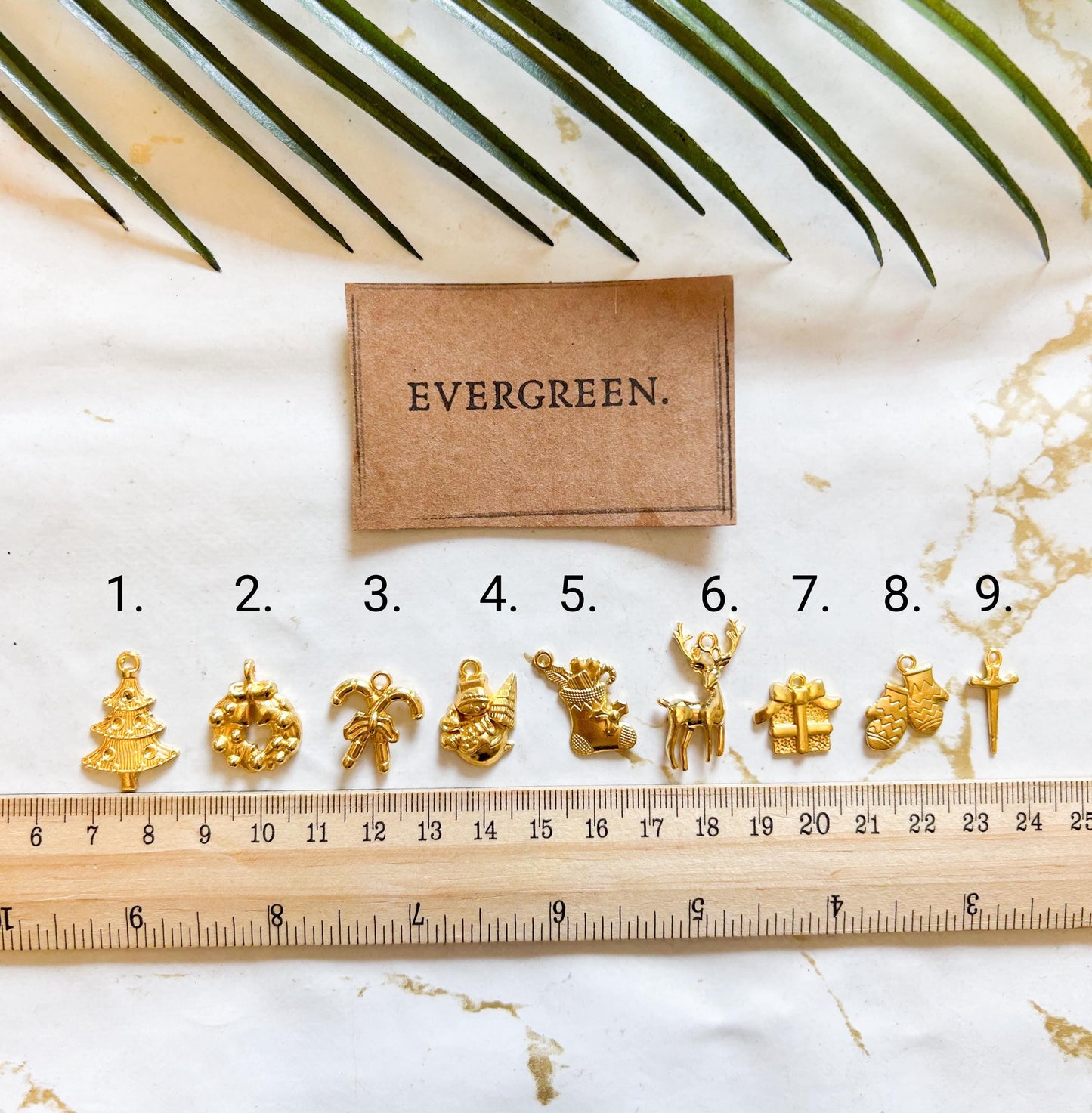 Gold Christmas Pendant / Charm - Variety Of Chains Available!