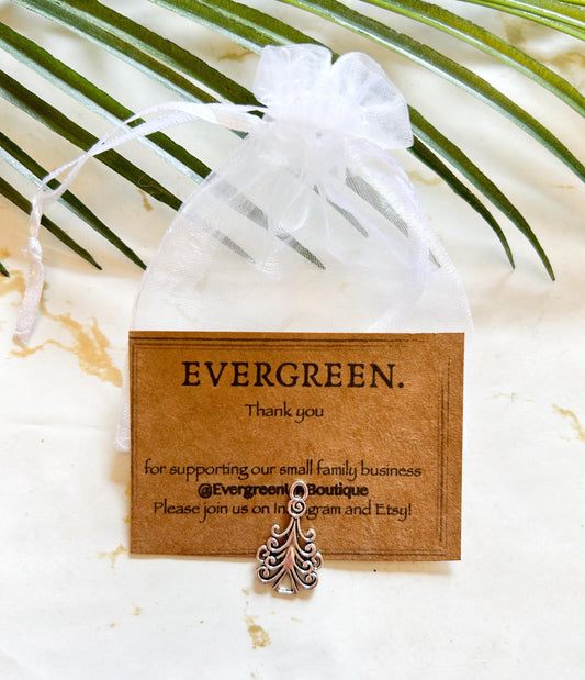 Silver Christmas Pendant / Charm - Variety Of Chains Available!